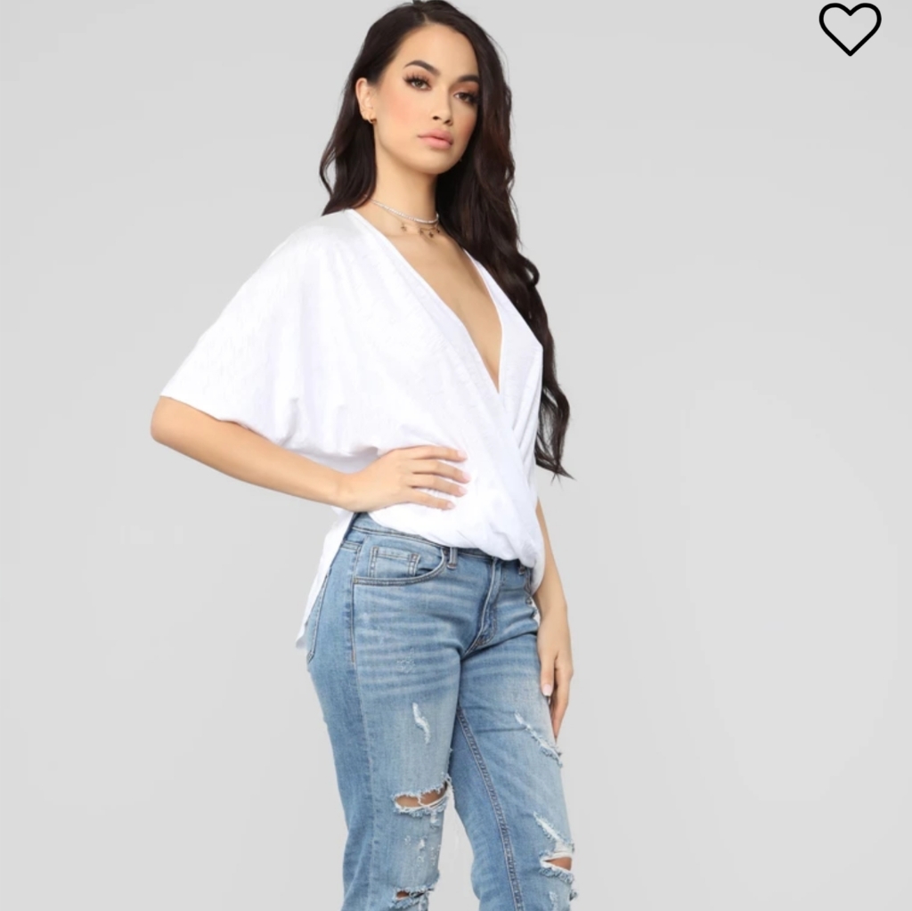 White Thin Top